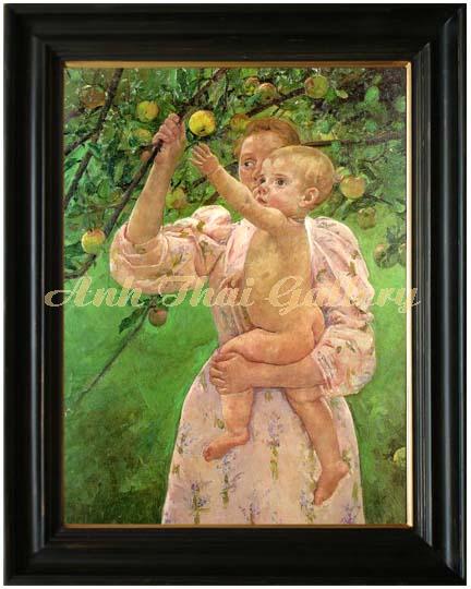 Child Picking a Fruit